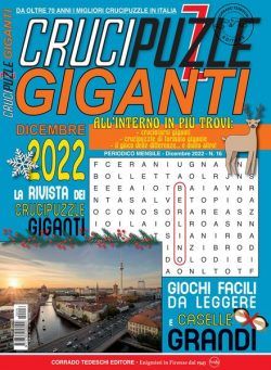 Crucipuzzle Giganti – 15 novembre 2022