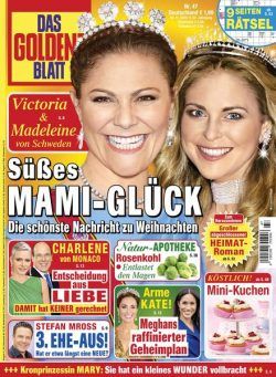 Das Goldene Blatt – 19 November 2022