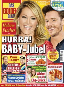 Das Goldene Blatt – 29 Oktober 2022