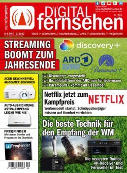 Digital Fernsehen – Oktober 2022