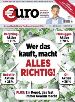 Euro am Sonntag – 21 Oktober 2022