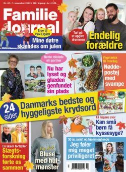 Familie Journal – 07 november 2022