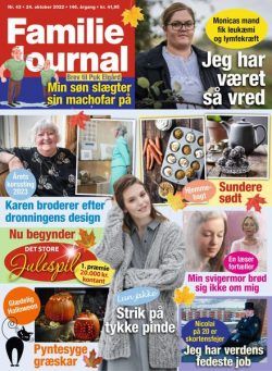 Familie Journal – 24 oktober 2022