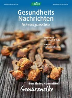 Gesundheits Nachrichten – November 2022