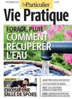 Le Particulier Vie Pratique – Novembre 2022