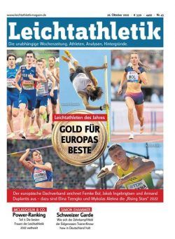 Leichtathletik – 25 Oktober 2022