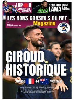 Les Bons Conseils du Bet Magazine – 25 novembre 2022