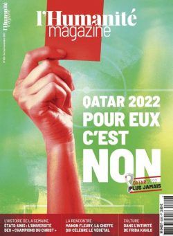 L’Humanite Magazine – 03 novembre 2022