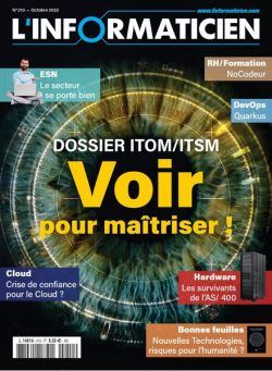 L’Informaticien – Octobre 2022