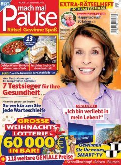 Mach mal Pause – 23 November 2022