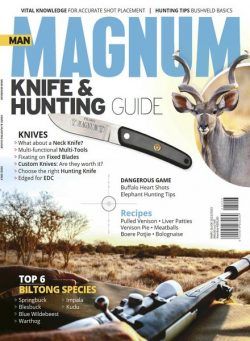 Man Magnum Knife & Hunting Guide – October 2022