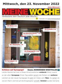 Meine Woche – 23 November 2022