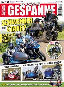 Motorrad Gespanne – November-Dezember 2022