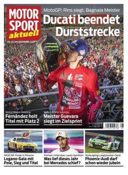 MOTORSPORT aktuell – 09 November 2022