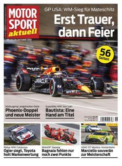 MOTORSPORT aktuell – 26 Oktober 2022