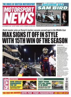 Motorsport News – November 24 2022