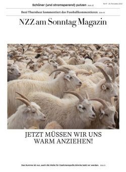 NZZ am Sonntag Magazin – 20 November 2022