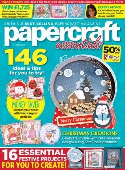 Papercraft Essentials – Issue 218 – October 2022