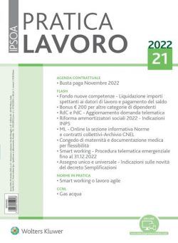 Pratica Lavoro – 29 Ottobre 2022