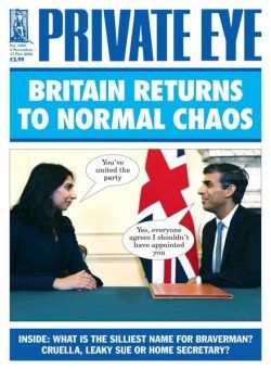 Private Eye Magazine – Issue 1585 – 4 November 2022