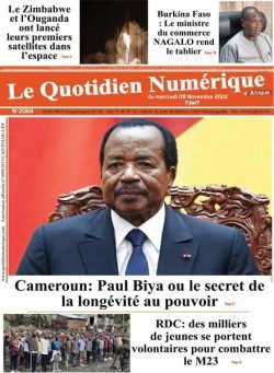 Quotidien Numerique d’Afrique – 09 novembre 2022