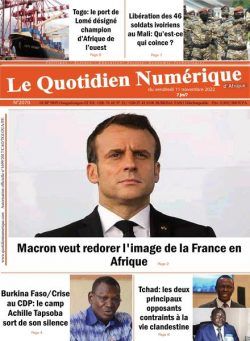 Quotidien Numerique d’Afrique – 11 novembre 2022