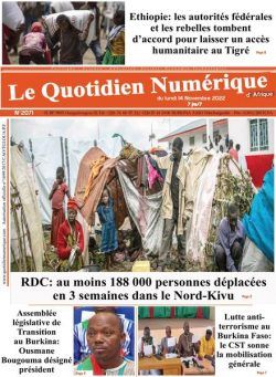 Quotidien Numerique d’Afrique – 14 novembre 2022