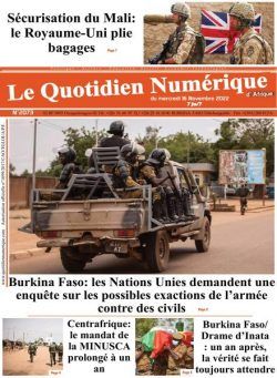 Quotidien Numerique d’Afrique – 16 novembre 2022