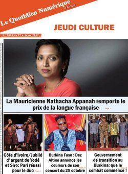 Quotidien Numerique d’Afrique – octobre 2022