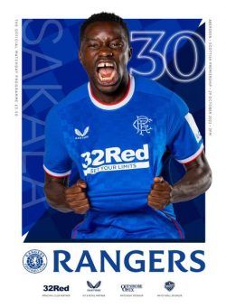 Rangers Football Club Matchday Programme – Rgs vs Aberdeen – 29 October 2022