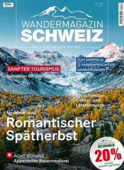 SCHWEIZ Das Wandermagazin – Oktober 2022