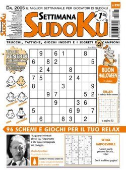 Settimana Sudoku – 26 ottobre 2022