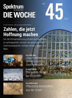 Spektrum – Die Woche – 10 November 2022