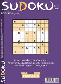 Sudoku Logisch Spezial – Nr 101 2022