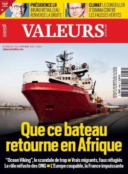 Valeurs actuelles – 17 novembre 2022