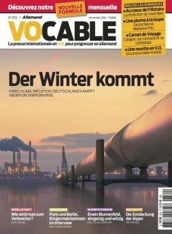 Vocable Allemand – 04 novembre 2022