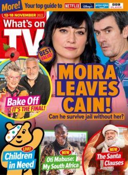 What’s on TV – 12 November 2022