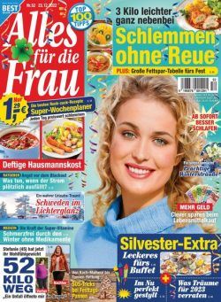 Alles fur die Frau – 23 Dezember 2022