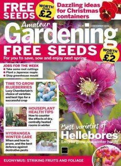 Amateur Gardening – 03 December 2022