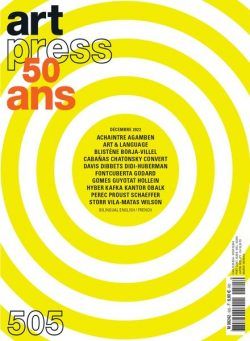 Art Press – Decembre 2022