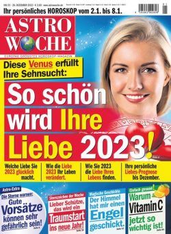 Astrowoche – 28 Dezember 2022