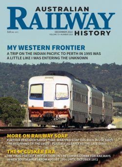 Australian Railway History – December 2022