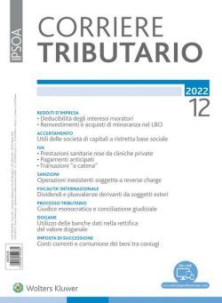 Corriere Tributario – Dicembre 2022