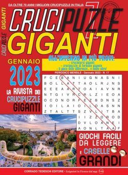 Crucipuzzle Giganti – 15 dicembre 2022