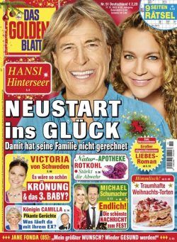 Das Goldene Blatt – 17 Dezember 2022