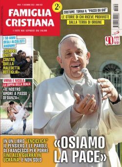 Famiglia Cristiana – 11 Dicembre 2022