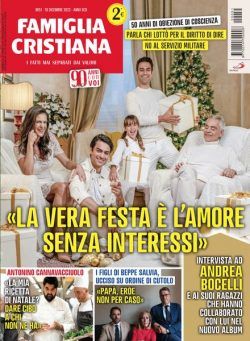 Famiglia Cristiana – 18 Dicembre 2022