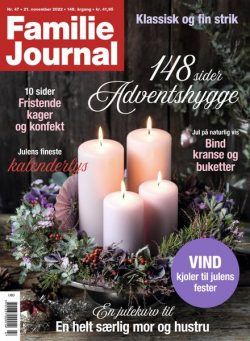 Familie Journal – 21 november 2022