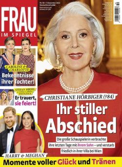 Frau im Spiegel – 07 Dezember 2022