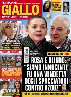 Giallo – 7 Dicembre 2022